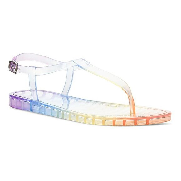 Sun + Stone Womens Thong Slingback Jelly Sandals - Picture 1 of 3
